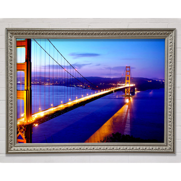 Ebern Designs San Francisco Br Cke In Der Ferne Druck Wayfair De